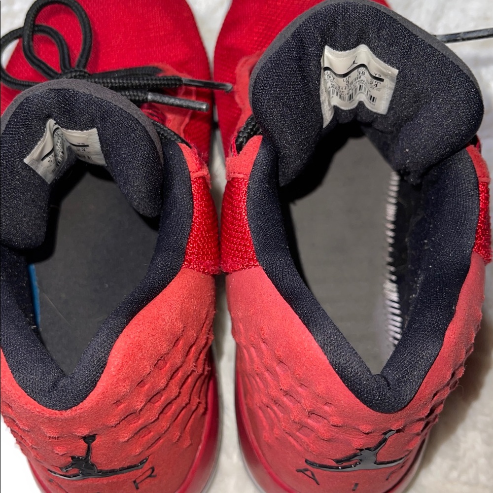 Jordan Academy GS Red Athletic Shoes - Picture 10 of 11